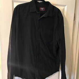 Black UNTUCKit Long Sleeve Button Up
